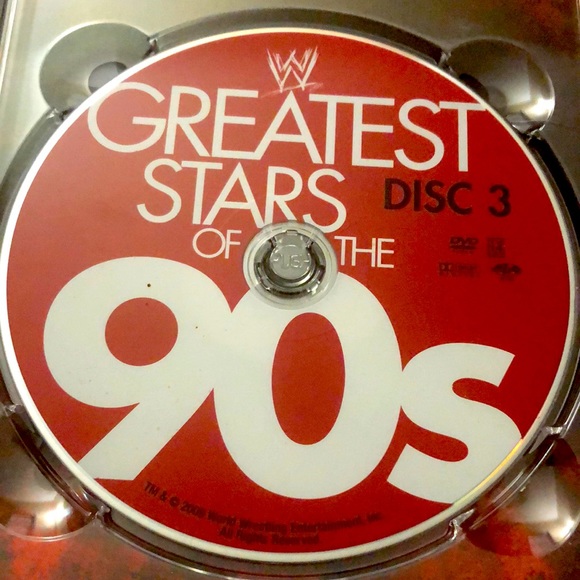 WWE The Greatest Stars of the 90s 3 disc set - Picture 7 of 7
